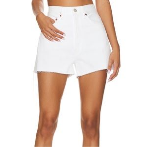 Redone White Cutoff Shorts
